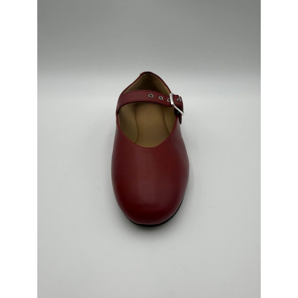 Madewell Mary Jane Flats – Red Leather – Women’s Size 6 - Picture 2 of 8